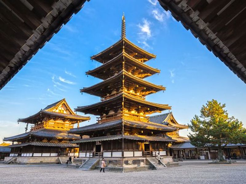 世界最古の木造建築物・法隆寺